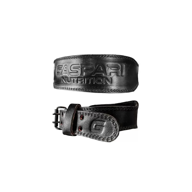 Gym Leather Belt Gaspari - Black